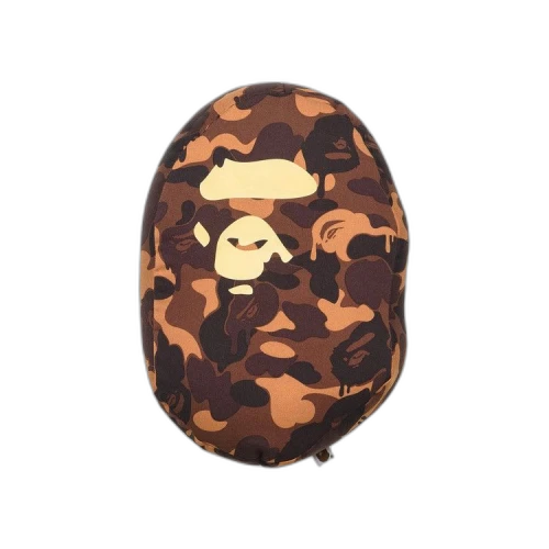 BAPE Valentine Chocolate Camo Ape Head Cushion 'Brown'