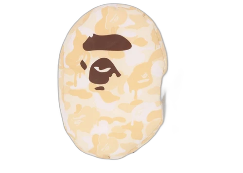 BAPE Valentine Chocolate Camo Ape Head Cushion Ivory