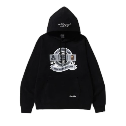 BAPE x Neighborhood Relaxed Fit Pullover Hoodie 'Black'