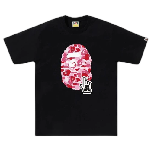 BAPE ABC Camo Tee (Online Exclusive) 'Black/Pink'