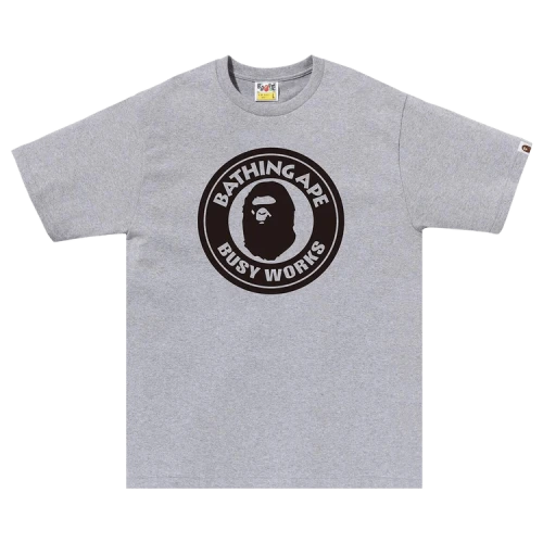 BAPE Bicolor Busy Works Tee 'Grey'