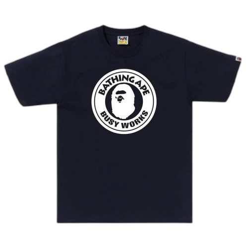 BAPE Bicolor Busy Works Tee 'Navy'