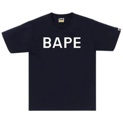 BAPE Logo Tee 'Navy'