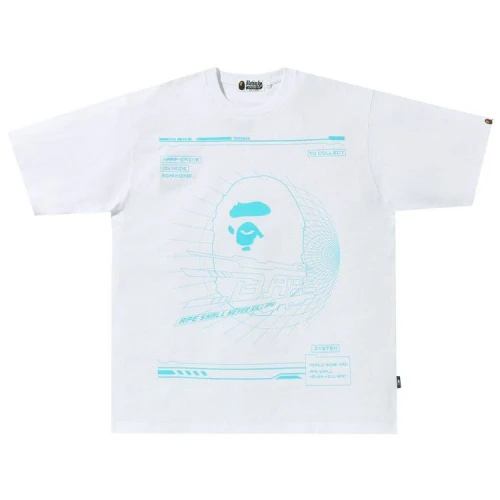 BAPE Bathing Ape Relaxed Fit Tee 'White'
