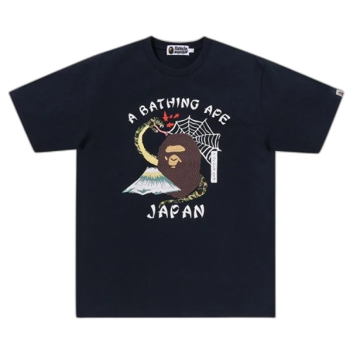 BAPE Japanese Culture Tee 'Navy'