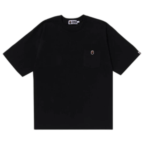 BAPE Ape Head One Point Relaxed Fit Pocket Tee 'Black'