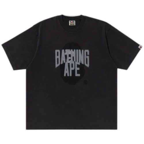 BAPE Blur Graphic Garment Dye Oversized Tee 'Charcoal'