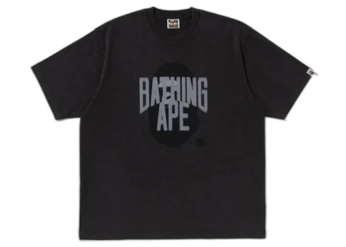 BAPE Blur Graphic Garment Dyed Tee Charcoal