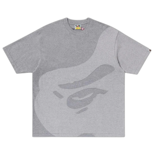 BAPE Ape Head Patch Oversized Tee 'Grey'