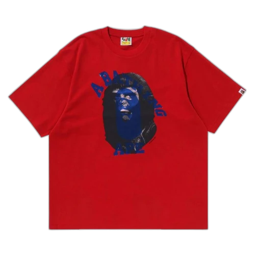 BAPE Ape Head Multi-Print Tee 'Red'