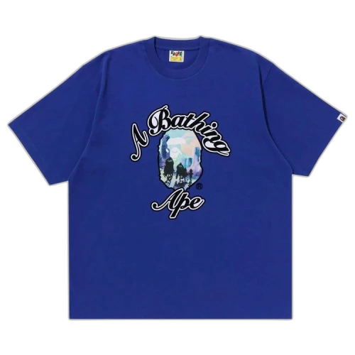 BAPE Forbidden Zone Ape Head Tee 'Blue'