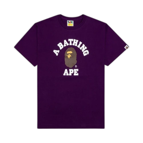 BAPE College Tee 'Purple'