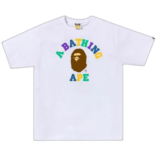 BAPE Colors College T-Shirt 'White'
