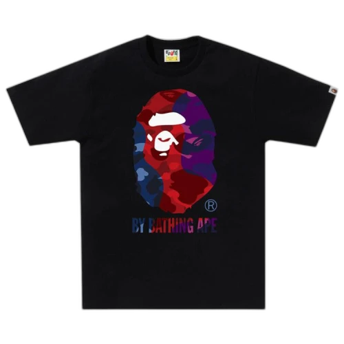 BAPE Color Camo Crazy By Bathing Ape Tee 'Black'