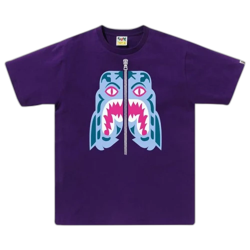 BAPE Colors Tiger Tee 'Purple'