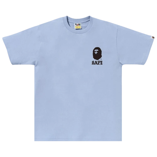 BAPE Japan Culture Lettered Tee 'Blue/Sax'
