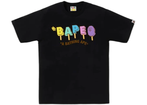 BAPE Popsicle Tee Black