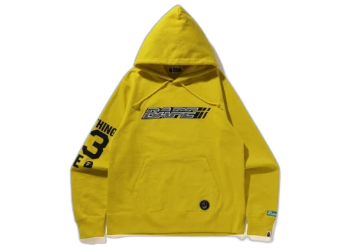 BAPE Speed Racer Pullover Hoodie Yellow