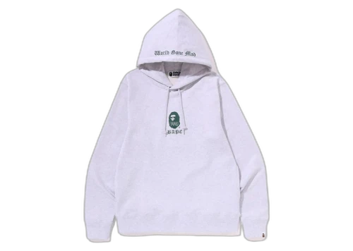 BAPE A Bathing Ape Pullover Hoodie Gray