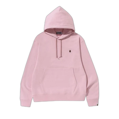 BAPE Ape Head One Point Relaxed Fit Pullover Hoodie 'Pink'