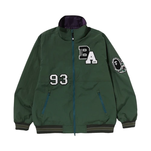 BAPE Patchwork Loose Fit Light Jacket 'Green'