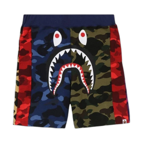 BAPE Mix Camo Crazy Sweat Shorts 'Multicolor'