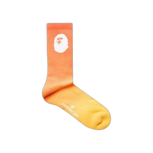 BAPE Gradation Socks 'Orange'