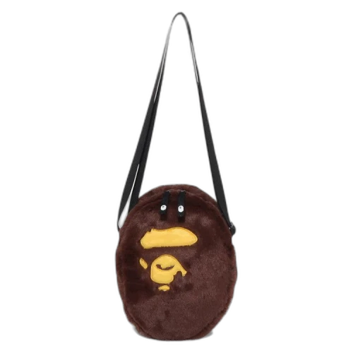BAPE Ape Head Shoulder Bag 'Brown'