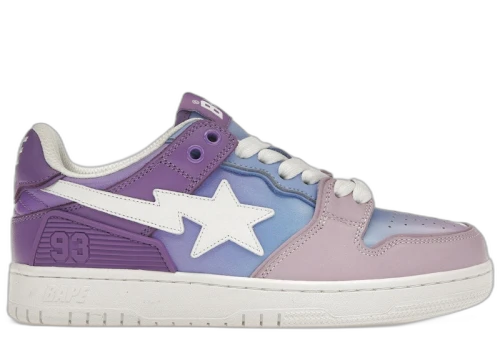 A Bathing Ape Bape SK8 Sta Purple Gradient