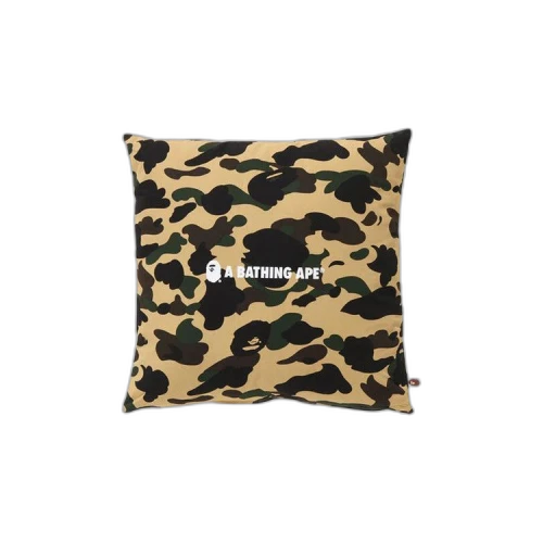 BAPE 1st Camo Square Cushion 'Yellow'