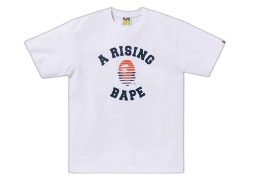 BAPE A Rising Bape Tee White