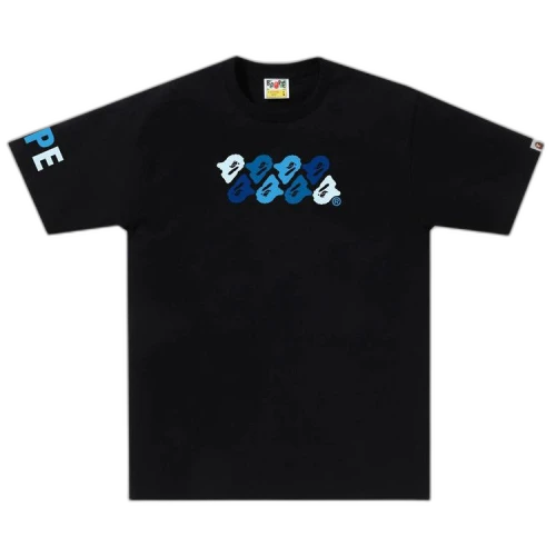 BAPE ABC Camo Tee 'Black/Blue'
