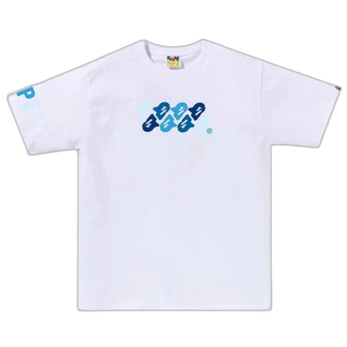 BAPE ABC Camo Tee 'White/Blue'