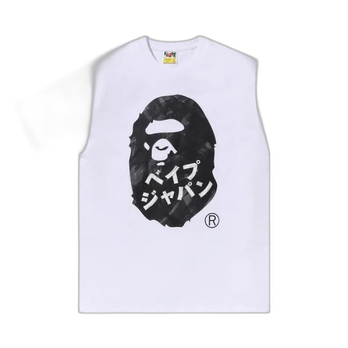BAPE Ape Head Ink Painting Tee 'White'