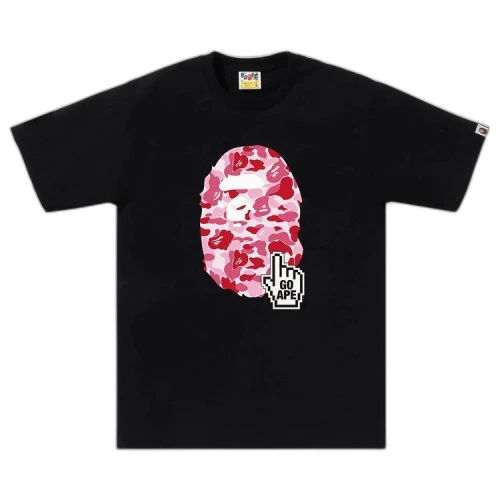 BAPE ABC Camo Tee (Online Exclusive) 'Black/Pink'