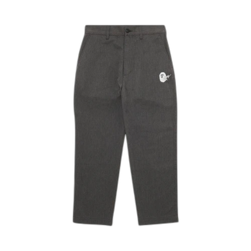 GOAT Exclusive BAPE Chino Melange Pants Charcoal