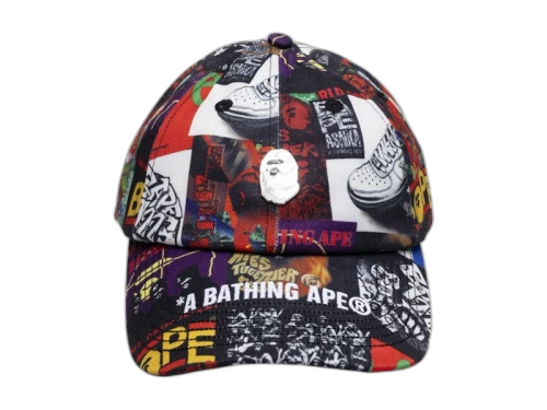 BAPE Album Monogram Cap Multicolor