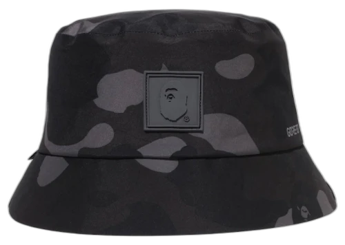 BAPE GORE-TEX Color Camo Bucket Hat Black