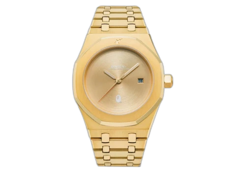 BAPE Type 9 BAPEX Watch Gold