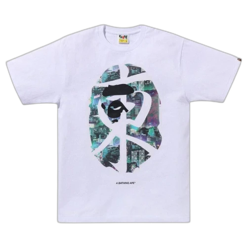 BAPE Neon Tokyo Tee 'White'