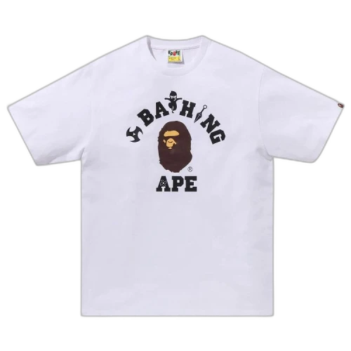 BAPE Ninja College Tee 'White'
