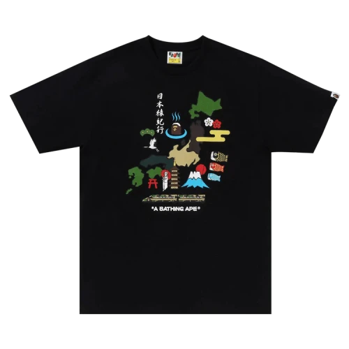 BAPE Japan Culture Tee 'Black'