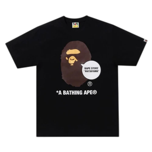 BAPE Store Matsuyama Ape Head Tee 'Black'