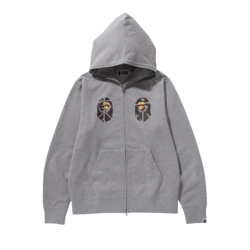 BAPE Souvenir Full Zip Hoodie 'Grey'