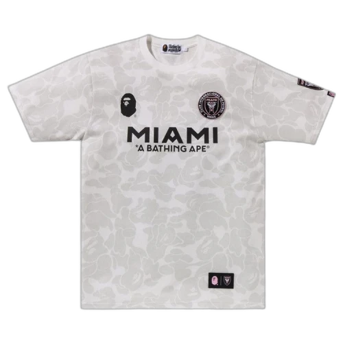 BAPE x Inter Miami CF Camo Tee 'White'