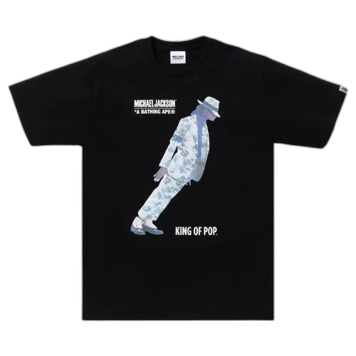 BAPE x Michael Jackson Tee 'Black'
