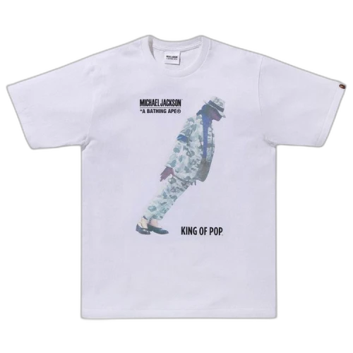 BAPE x Michael Jackson Tee 'White'