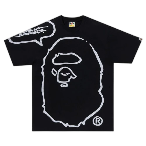 BAPE x Joshua Vides Ape Head Tee 'Black'
