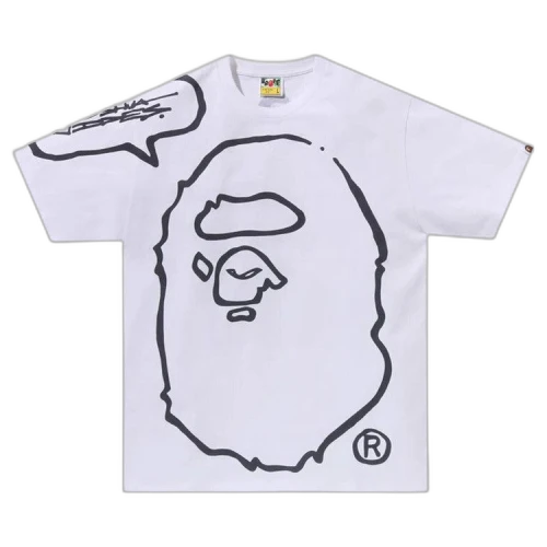 BAPE x Joshua Vides Ape Head Tee 'White'