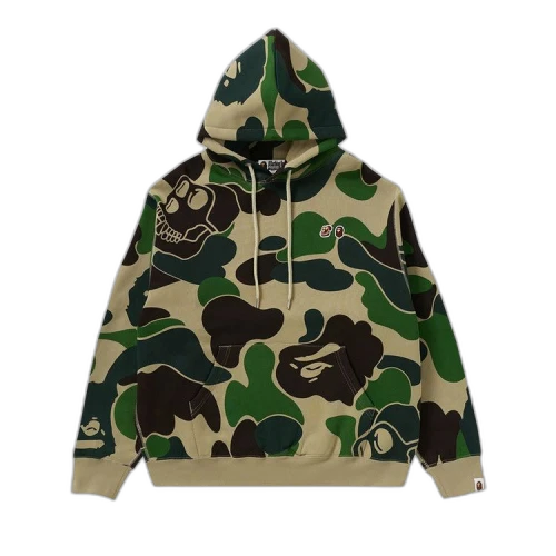 BAPE x BAYC Camo Pullover Hoodie 'Green'